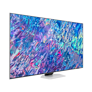 Samsung QN85B, 65'', 4K UHD, Neo QLED, central stand, silver - TV