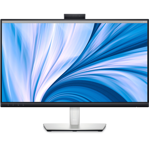 Dell C2423H, 24'', Full HD, LED IPS, video konference, melna/pelēka - Monitors