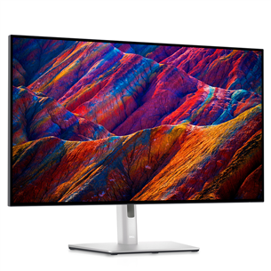 Dell UltraSharp U3223QE, 32'', Ultra HD, LED IPS, USB-C, sudraba - Monitors