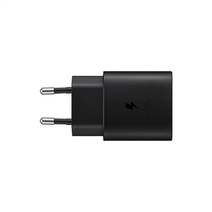 Samsung, USB-C, 25 W, melna - Lādētājs EP-TA800NBEGEU