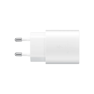 Samsung, Type-C, 25 W, balta - Lādētājs EP-TA800NWEGEU