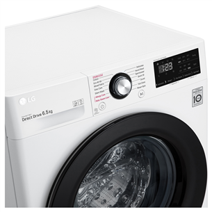 LG, 6.5 kg, depth 45 cm, 1200 rpm - Front Load Washing Machine
