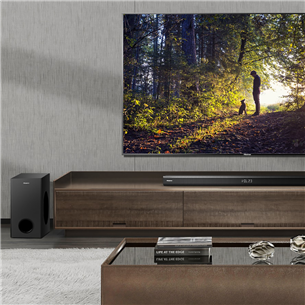 Hisense HS218, 2.1, Roku TV, черный - Саундбар