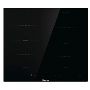 Hisense, platums 59.5 cm, melna - Iebūvējama indukcijas plīts virsma I6433CB