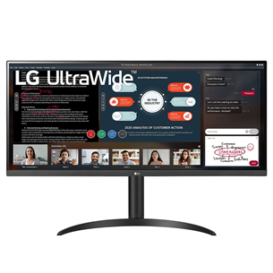 LG UltraWide 34WP550-B, 34'', Full HD, LED IPS, melna - Monitors