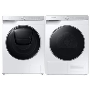 Samsung, AddWash, QuickDrive, 9 kg + 9 kg - Washing Machine + Clothes Dryer WW90T986+DV90T8240SH
