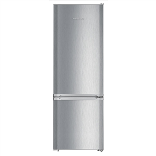 Liebherr, 266 L, height 162 cm, silver - Refrigerator