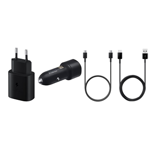 Samsung Charger Set Eco package, 25 W / 15 W, black - Charger set