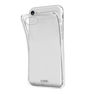 SBS Skinny Cover, iPhone SE 2022/2020, прохрачный - Силиконовый чехол TESKINIPSE22T