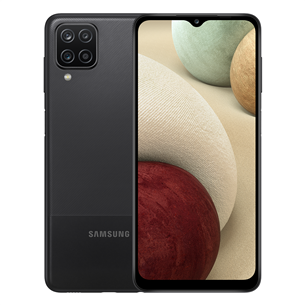 Samsung Galaxy A12, 64 ГБ, черный - Смартфон