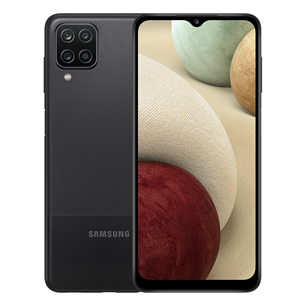 Samsung Galaxy A12, 64 GB, melna - Viedtālrunis