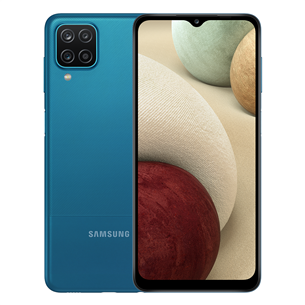 Samsung Galaxy A12, 32 GB, zila - Viedtālrunis