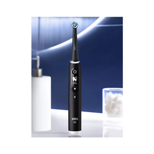 Braun Oral-B iO6, 2 шт., черный/розовый - Комплект электрических зубных щеток
