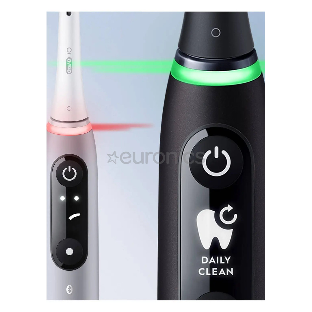 Braun Oral-B iO6, 2 pieces, black/pink - Electric toothbrush set