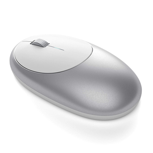 Satechi M1 Wireless Mouse, sudraba/balta - Bezvadu datorpele