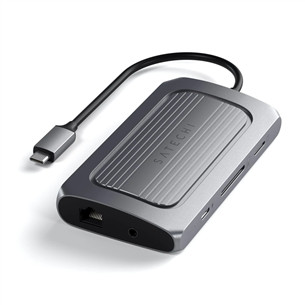 Satechi Multiport adapter, pelēka - Adapteris