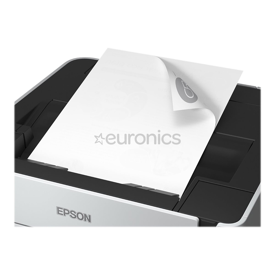 Epson EcoTank M1180 Mono, WiFi, LAN, дуплекс, белый - Струйный принтер