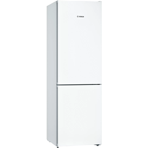 Bosch, NoFrost, 326 л, высота 186 см, белый - Холодильник KGN36VWED