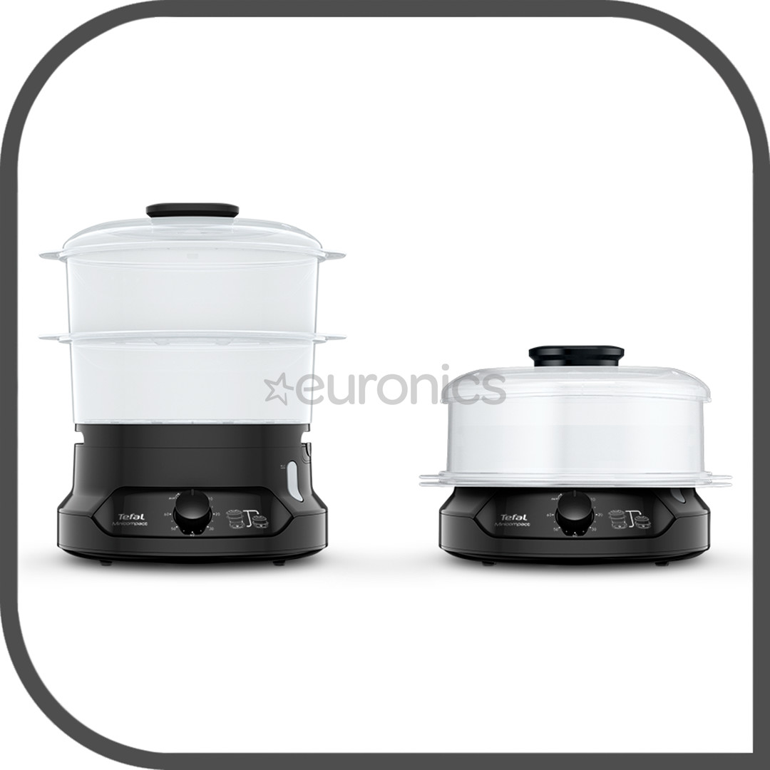 Tefal Minicompact, 800 W, black - Steam Cooker