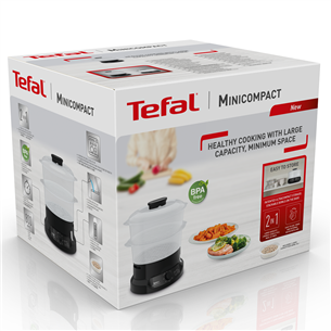 Tefal Minicompact, 800 W, melna - Tvaicētājs