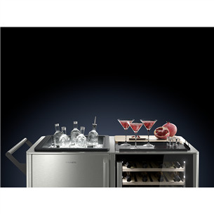 Dometic MoBar 550, 39 bottles, height 98 cm, black/inox - Outdoor Mobile Bar