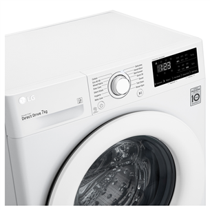 LG, 7 kg, depth 47.5 cm, 1200 rpm - Front Load Washing Machine