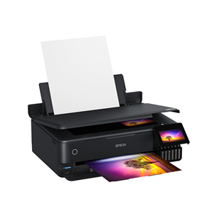 Epson EcoTank L8180, A3+, WiFi, LAN, SD, black - Multifunctional Color Inkjet Printer