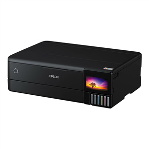 Epson EcoTank L8180, A3+, WiFi, Ethernet, SD, USB, melna - Daudzfunkciju tintes printeris