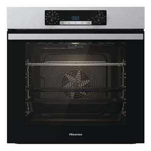 Hisense, 13 functions, 77 L, Pyrolytic cleaning, stainless steel - Built-in Oven BI64211PX