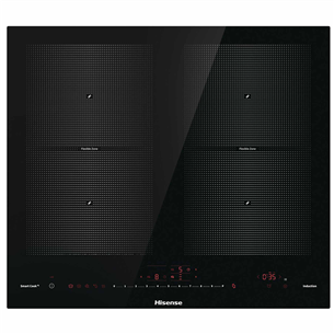 Hisense, platums 59.5 cm, melna - Iebūvējama indukcijas plīts virsma I6456CB