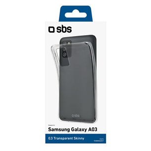 SBS, Samsung Galaxy A03, transparent - Silicone case