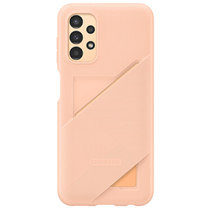Samsung Galaxy A13, card slot, peach - Case