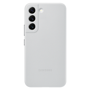 Samsung Galaxy S22 Leather Cover, кожа, серый - Чехол для смартфона EF-VS901LJEGWW