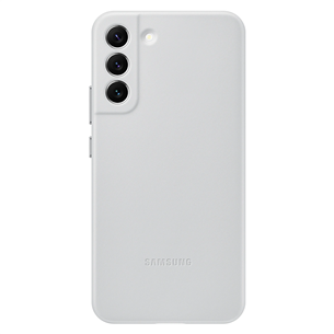 Samsung Galaxy S22+ Leather Cover, āda, pelēka - Apvalks viedtālrunim EF-VS906LJEGWW