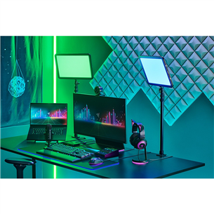 Razer Key Light Chroma, melna - Gaismas panelis