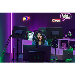 Razer Key Light Chroma, melna - Gaismas panelis