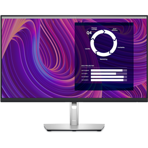 Dell P2723D, 27'', QHD, LED IPS, black/silver - Monitor