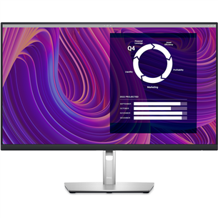 Dell P2723D, 27'', QHD, LED IPS, melna/pelēka - Monitors