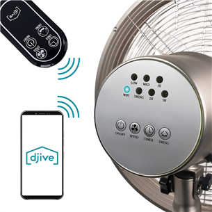 Djive Flowmate Classic 120 pedestal, 50 W, vara - Ventilators