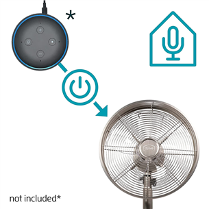 Djive Flowmate Classic 120 pedestal, 50 W, copper - Fan