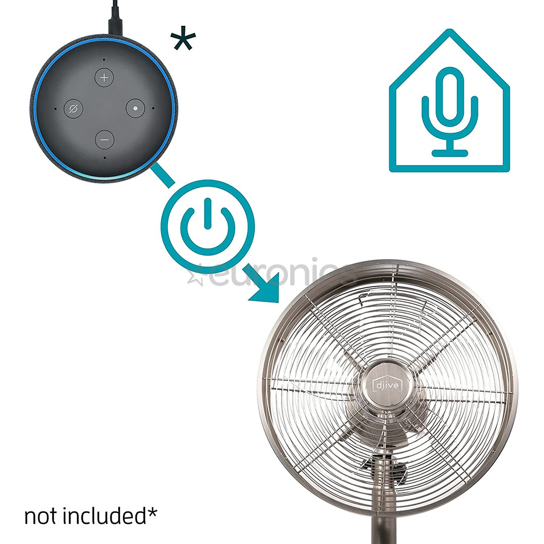 Djive Flowmate Classic 120 pedestal, 50 W, copper - Fan