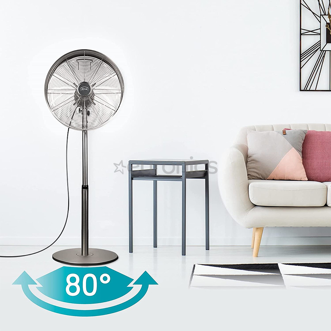 Djive Flowmate Classic 120 pedestal, 50 W, copper - Fan