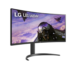 LG UltraWide WP65C, 34", QHD, LED VA, 160 Hz, curved, black - Monitor