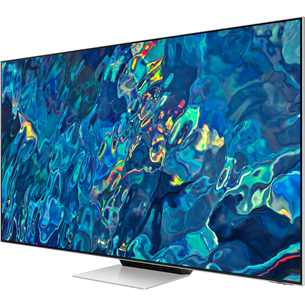 Samsung QN95B Neo QLED 4K, 85'', centra statīvs, sudraba/melna - Televizors