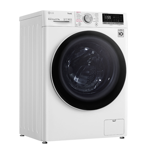 LG, 9/6 KG, dziļums 56.5 cm, 1400 apgr/min. - Veļas mazgājamā mašīna ar žāvētāju