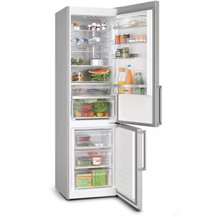 Bosch, NoFrost, 363 L, height 203 cm, inox - Refrigerator