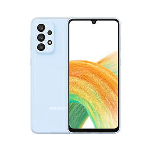 Samsung Galaxy A33 5G, 128 GB, gaiši zila - Viedtālrunis SM-A336BLBGEUE