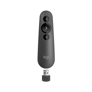 Logitech R500s, melna - Prezentācijas tālvadības pults