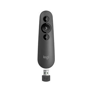 Logitech R500s, melna - Prezentācijas tālvadības pults