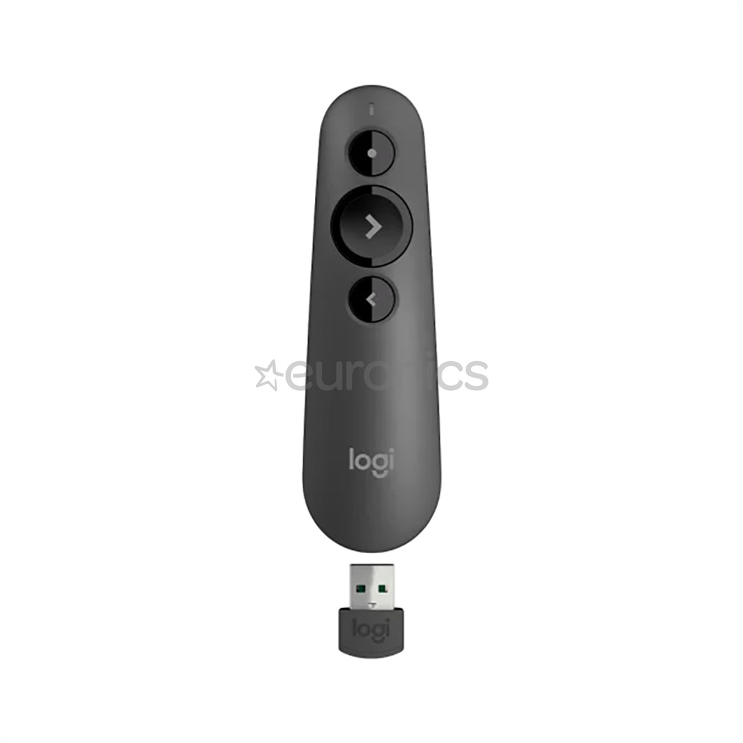 Logitech R500s, melna - Prezentācijas tālvadības pults